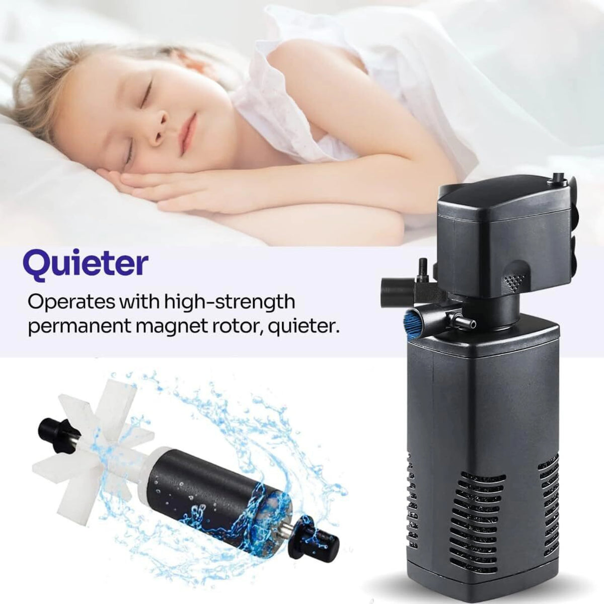 KickAT Aquarium Filter Pump