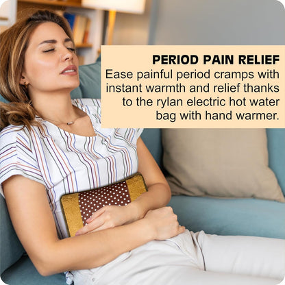 Electric Heating Pad for Pain Relief, hot water bag, Velvet hot water bottle