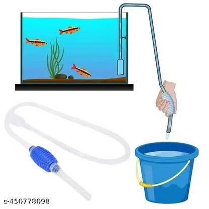 siphon pump aquarium water drainer